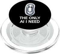 Clippy - The Only AI I Need Paper Clip PopSockets PopGrip for MagSafe