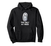 Clippy - The Only AI I Need Paper Clip Pullover Hoodie