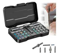 Cliprain Ratcheting Screw Driver, 24 in 1 Magnetic Screwdriver Set, Precision Repair Tool, Detachable Ratchet Handle (1)