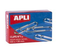 Clips Appli Nickel Plated No.1.5 26mm Box of 100