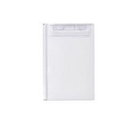 Clips Board A4 A5 Clipboard Transparent Paper Holder Writing Board with Profile Clip for Memos Form Document(A5)