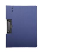 Clips Board A4 File Folder Clipboard Writing Pad Memo Clip Board Double Clips Test Paper Storage Organizer School Supplies Office Stationary(Horizontal-Blue)