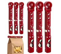 CLIPS FOOD TAG - HERUBUICE CHIP CHANGE CLIPS FOR KEIKEN & PANCY | Airtight clip locks for snacks, bread, frozen bags, pocket closer, multifunctional clip fixings for v