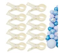 Clips for Balloon Arch,Heavy Duty Balloon Arch Stand Clips | 10 Pieces Party Favor for Crafts Home Improvement Woodworking Wedding Birthday Decoration