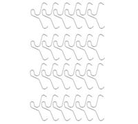 Clips for briques - Lot de 24 pinces robust sans perçage, fixation murale pour briques. Clips de suspension for l'intérieur et l'extérieur : guirlandes lumineuses, couronnes, en pot, etc.