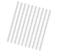 Clips for Lure Rigging, Stainless Steel Tackle Clip Pack with 100 Pieces, Pointed Connector Design for Anglers Lure Clip Connector Terminal Tackle Fishing Rigging Metal Angler Gear Box Restock