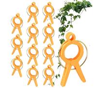 Clips For Plants, 12 Pieces Material For Fixing Vines, Tomato Support Rack Clips, Gardener Vegetable Grower Rose Greenhouse Balcony Cucumber Grape Pumpkin Garden Seedlings