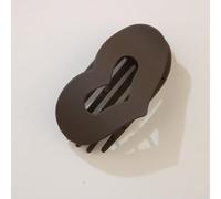 Clips for Women, Ergonomic Curved Design Strong Hold No Slip Matte Finish, for Thick Thin Curly Hair, Lying Driving Hair Accessories(Deep Coffee)