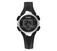 Clips Men's Quartz Watch with Grey Dial Digital Display and Rubber Strap 539-6000-44