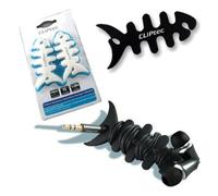 CLiPtec® BMA181 Headphone Cable Wrap Manager (2 Pack) - Black