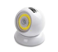 Clique 360 Rotating Wireless Led Light Silver - Battery Powered Motion Sensor Safety Lamp For Garage