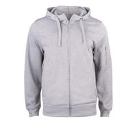 Clique Basic Active Full Zip Hoodie Grey M