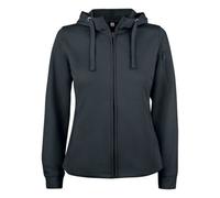 Clique Basic Active Full Zip Womens Hoodie Black S
