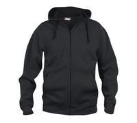 Clique Basic Full Zip Hoody Black L