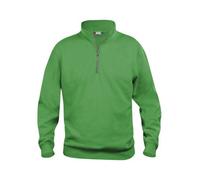 Clique Unisex Adult Basic Half Zip Sweatshirt (L) (Apple Green)