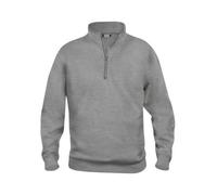 Clique Unisex Adult Basic Half Zip Sweatshirt (4XL) (Grey Melange)