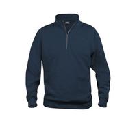 Clique Unisex Adult Basic Half Zip Sweatshirt (5XL) (Dark Navy)