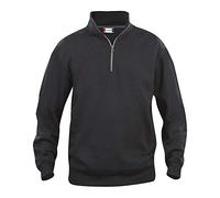 Clique - Basic half-zip sweatshirt - Black - XXXXX-Large