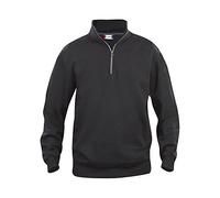Clique - Basic Half-Zip Sweatshirt, Men's, Adult, High Visibility, Yellow, Orange, XS-5XL