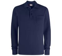 Clique Basic Pocket Polo Shirt | Long Sleeve Unisex Cotton | 6 Colours | XS-4XL