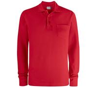 Clique Basic Pocket Polo Shirt | Long Sleeve Unisex Cotton | 6 Colours | XS-4XL