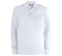 Clique Basic Pocket Polo Shirt | Long Sleeve Unisex Cotton | 6 Colours | XS-4XL