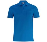 Clique Basic Pocket Polo Short Sleeve Royal Xs