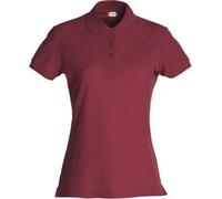 Clique Basic Polo Shirt Burgundy Xlarge