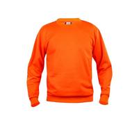 Clique Basic Roundneck Sweater Visibility Orange S