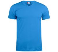 Clique Basic V-Neck T-Shirt Royal Medium