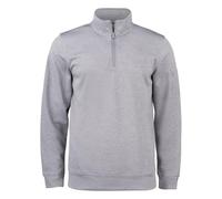 CliQue Childrens/Kids Basic Active Quarter Zip Track Top (13 Years) (Grey Melange)