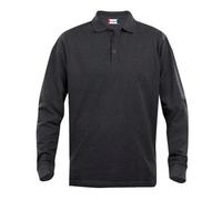 Clique Classic Lincoln Long Sleeve Polo Anthracite M