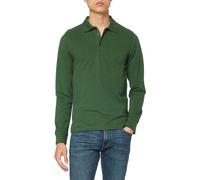 Clique Classic Lincoln Long Sleeve Polo Bottle Green Xs