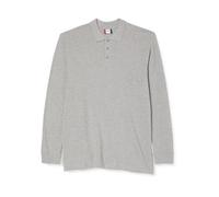 Clique Classic Lincoln Long Sleeve Polo Grey S