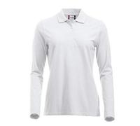 Clique Classic Marion Polo Long Sleeve White L