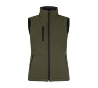 Clique Ladies Padded Full Zipper Softshell Vest for Winterwear