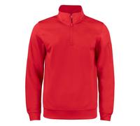 Clique Men's Basic Active Quarter Zip Sweatshirt in Red | Size: 2XL Clique Red 2XL