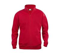 Clique Men's Basic Cardigan, Red, Large (Size: L)