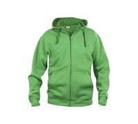 CliQue Mens Basic Full Zip Hoodie (L) (Apple Green)