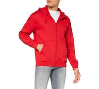 Clique Men's Basic Full Zip Hoody, Red, X-Large