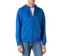 Clique Men's Basic Full Zip Hoody Regular Fit Plain Hooded Long Sleeve Hoodie, Blue (Royal Blue), Small (Manufacturer Size: S)
