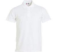 CLIQUE - Men's Basic half sleeve piquet polo shirt, in 100% Cotton, button closure, double needle front sleeve edge, side slits, slim-fit fit fit