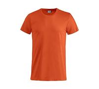 Clique Mens Basic T-Shirt Short-Sleeved Round Neck Blood Orange XXL 145gsm
