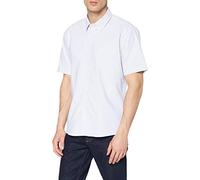 Clique Men's Cambridge Short Sleeve Shirt Business, White, X-Large