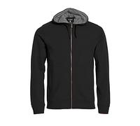 Clique Mens Classic Full Zip Hoodie (3XL) (Black)