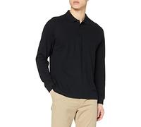 Clique Men's Classic Long Sleeve Polo Shirt, Black, Medium