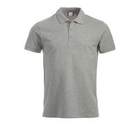 Clique Men's Manhattan Melange Polo Shirt in Grey | Size: XL Clique Grey XL
