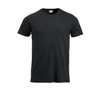 Clique Men's New Classic Plain Crew Neck Short Sleeve T - Shirts, Black, Large