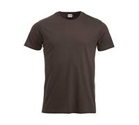 Clique Men's New Classic Plain Crew Neck Short Sleeve T - Shirts, Brown (Dark Mocca), Large