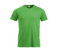 Clique Men's New Classic Plain Crew Neck Short Sleeve T - Shirts, Green (Apple Green), Small